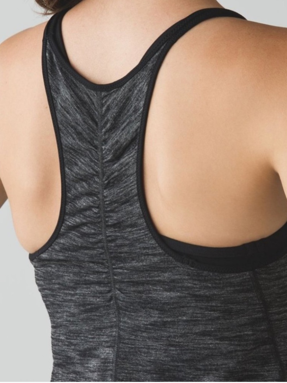 Lululemon What The Sport Singlet Heathered Black